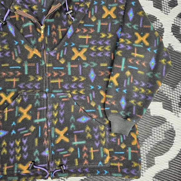 Multicolor Patterned Ski Jacket - Picture 5 of 13